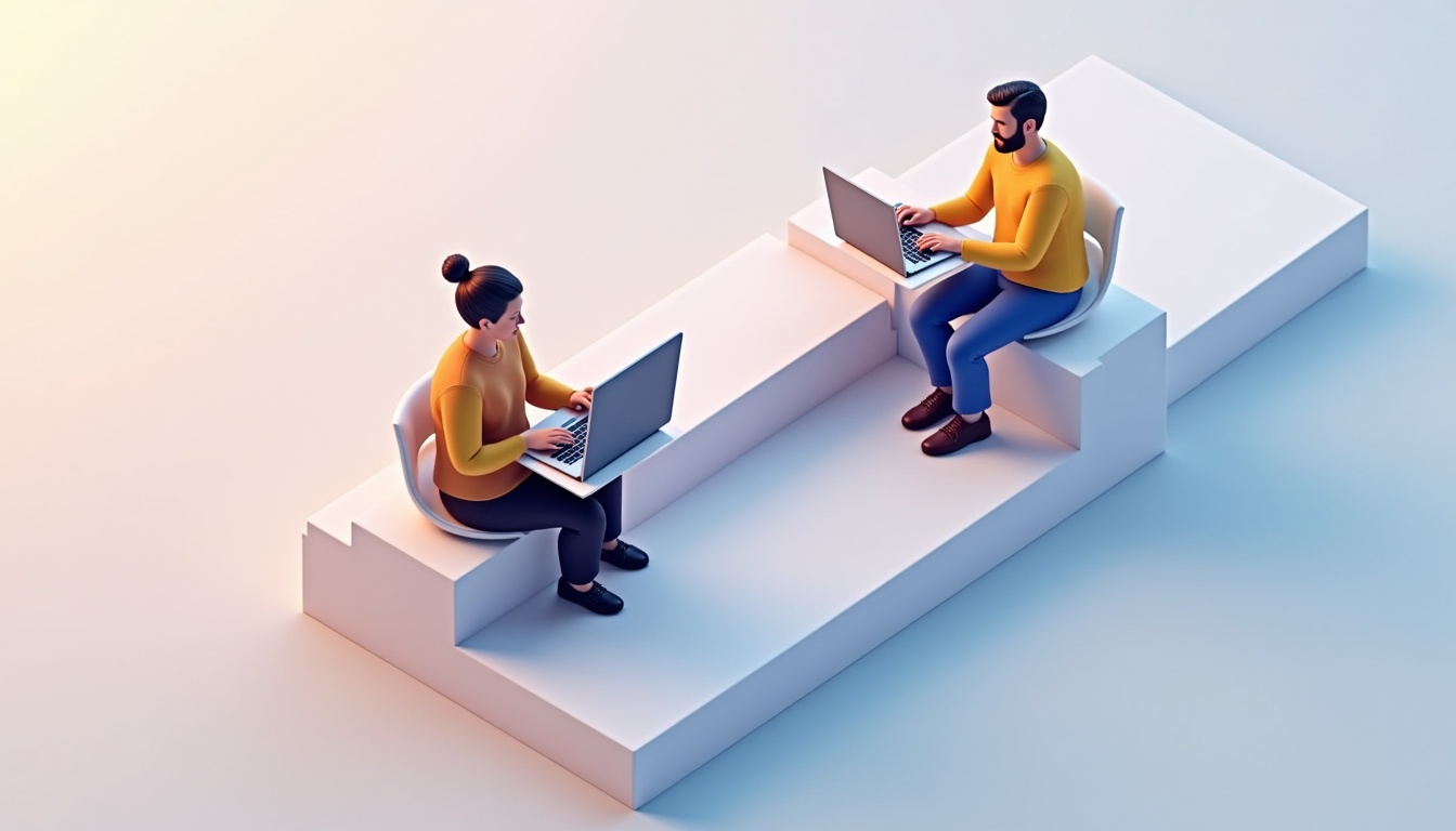 Imagine ilustrativă pentru creare site ieftin și eficient, cu elemente de web design și simboluri de costuri reduse.