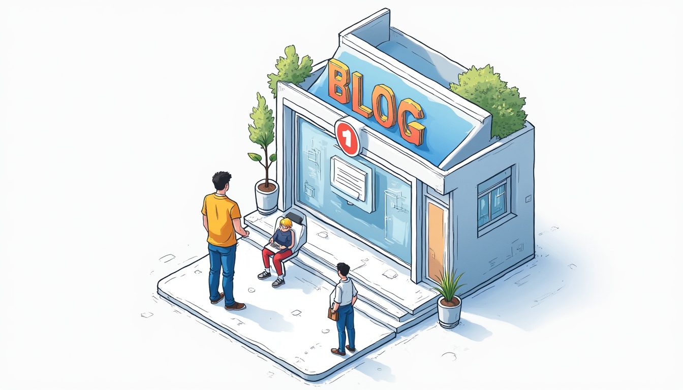 Ilustrație cu un site de anunțuri pe diverse dispozitive, simbolizând succesul în creare site anunturi